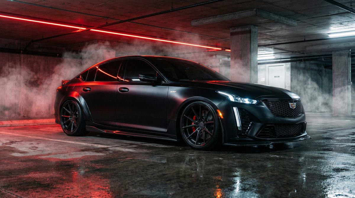 黑丝凯迪拉克CT5改装视频